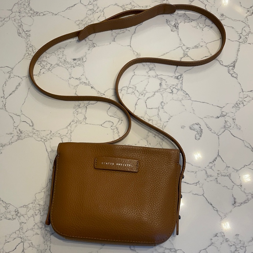 Status Anxiety Cross-Body Leather Bag